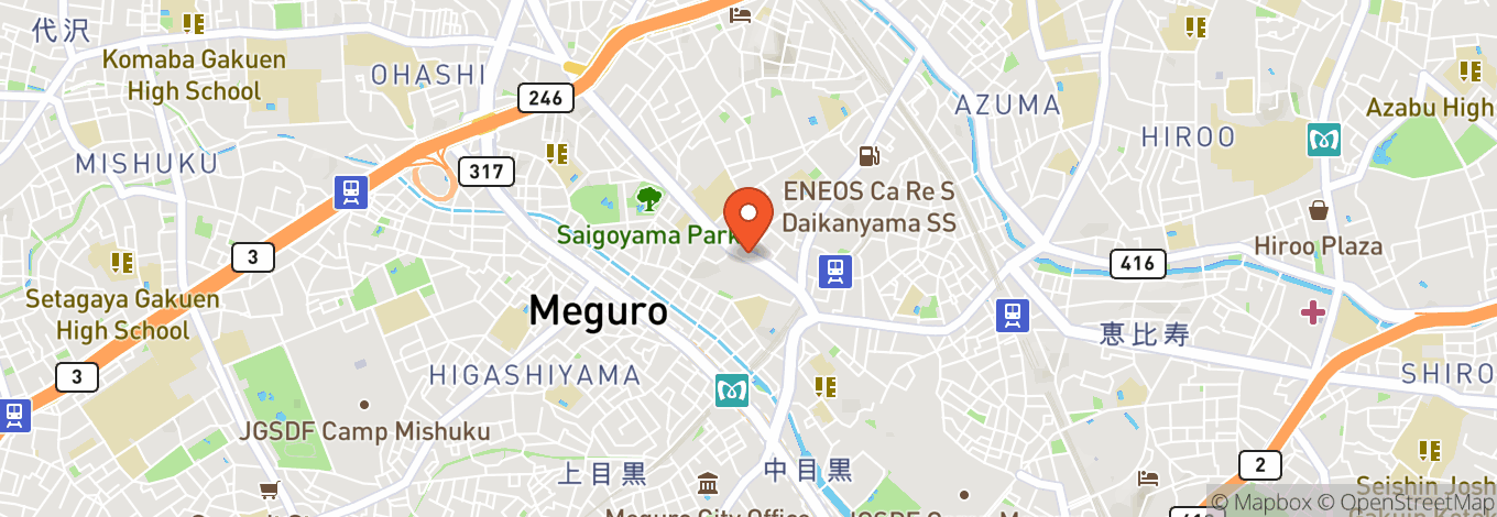 Map of Daikanyama Space Odd