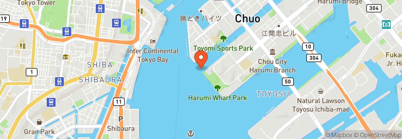 Map of Toyosu Pit