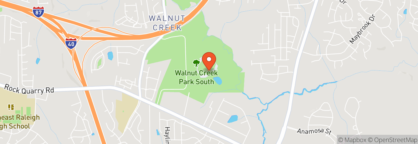 Map of Coastal Credit Union Music Park At Walnut Creek