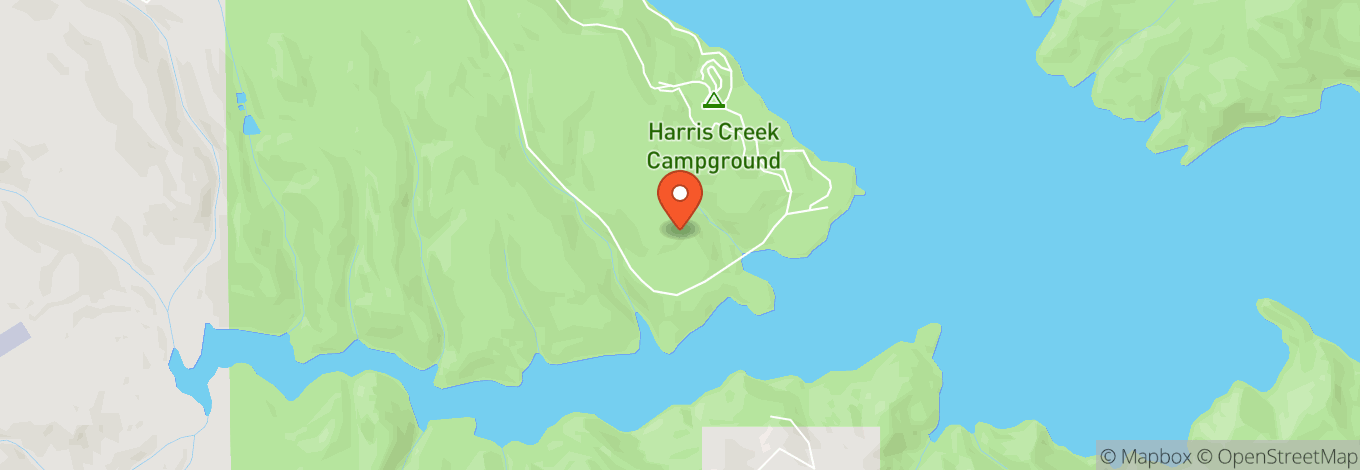 Map of Lake San Antonio - North Shore