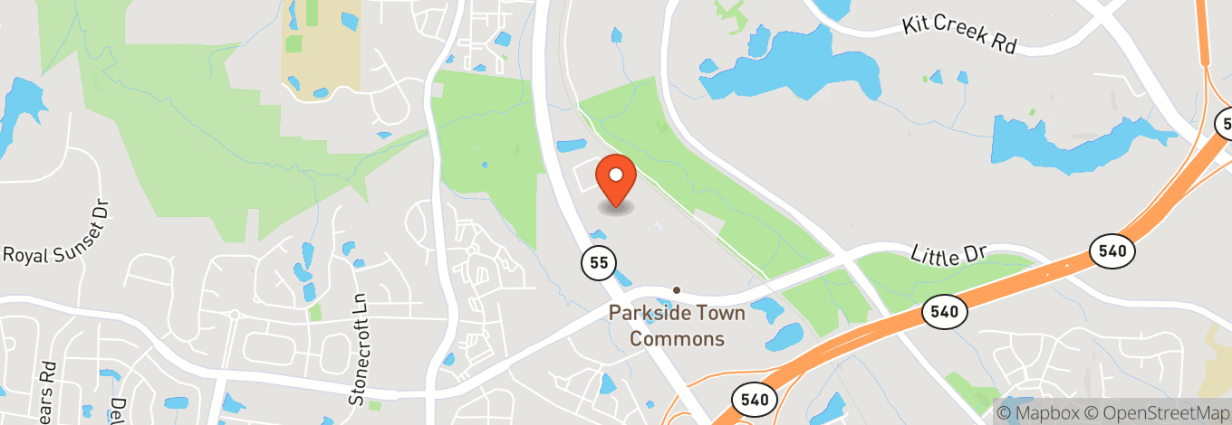 Map of Raleigh Improv