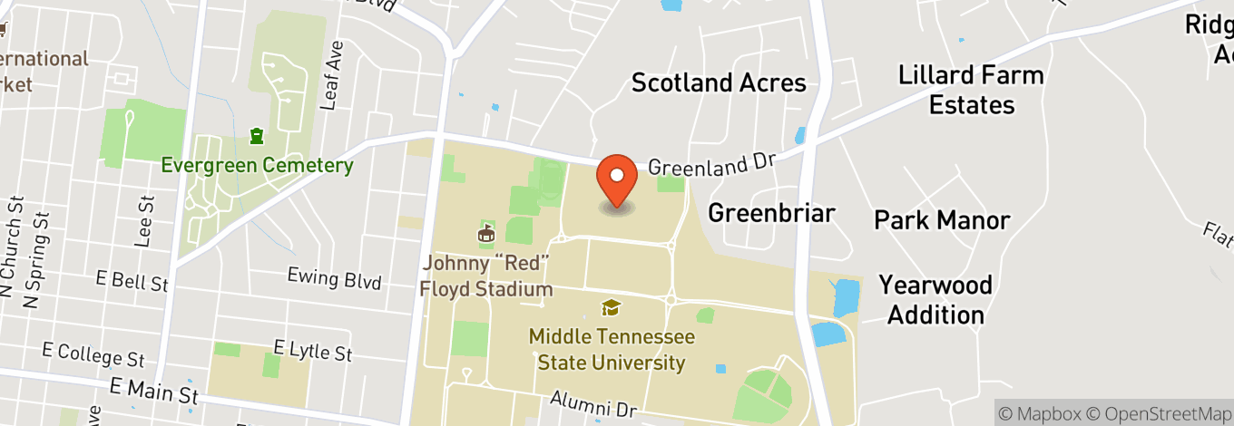 Map of Floyd Stadium  MTSU