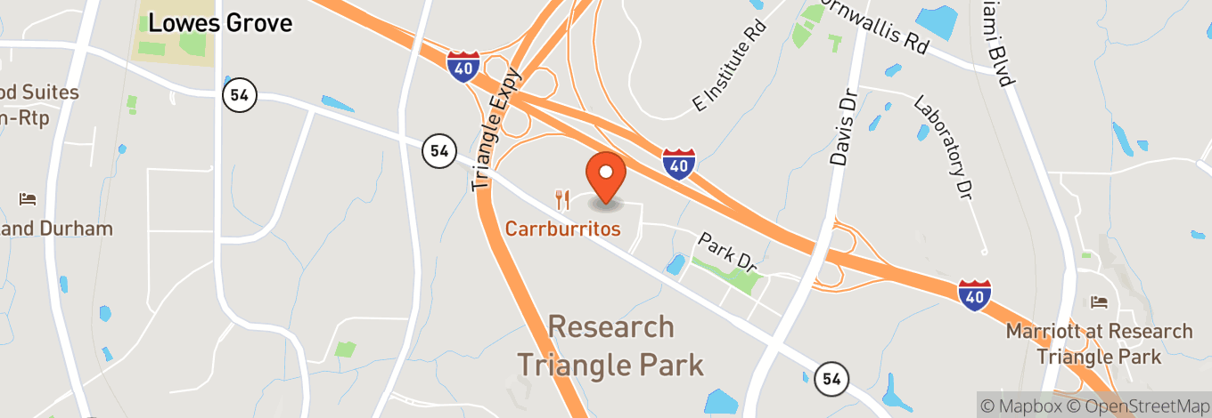 Map of Frontier Rtp - Building 800
