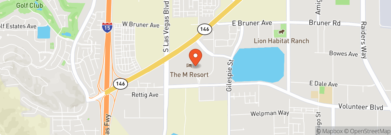 Map of M Resort Spa Casino