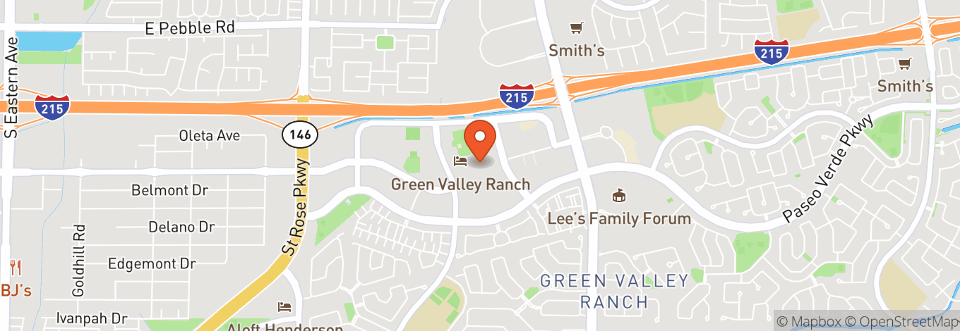 Map of Green Valley Ranch Backyard Amphitheater