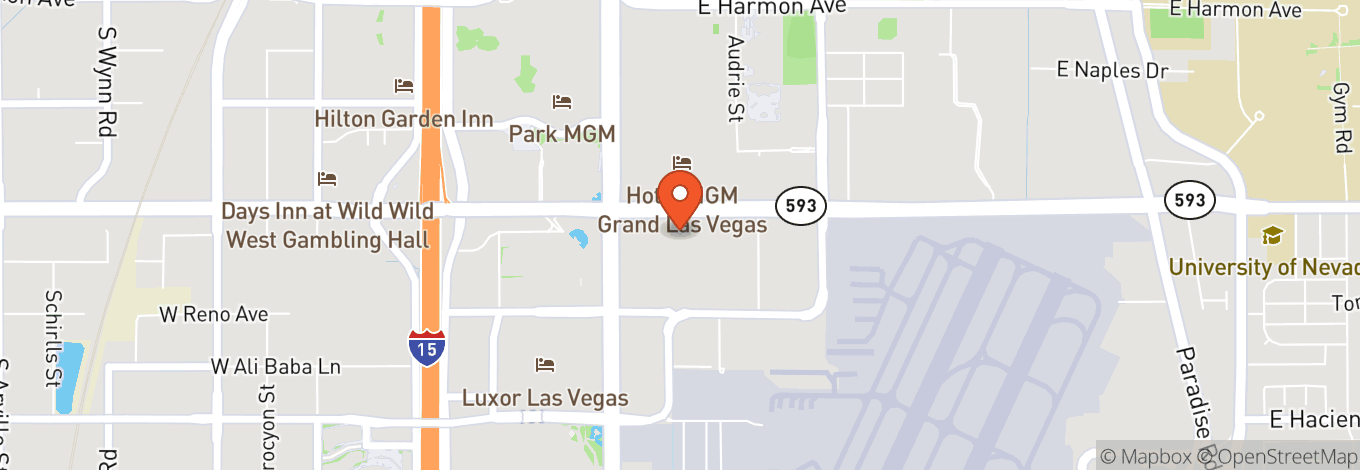 Map of MGM Grand Conference Center