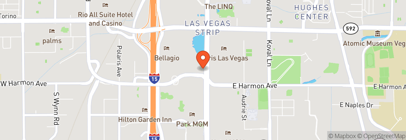 Map of The Cosmopolitan Of Las Vegas