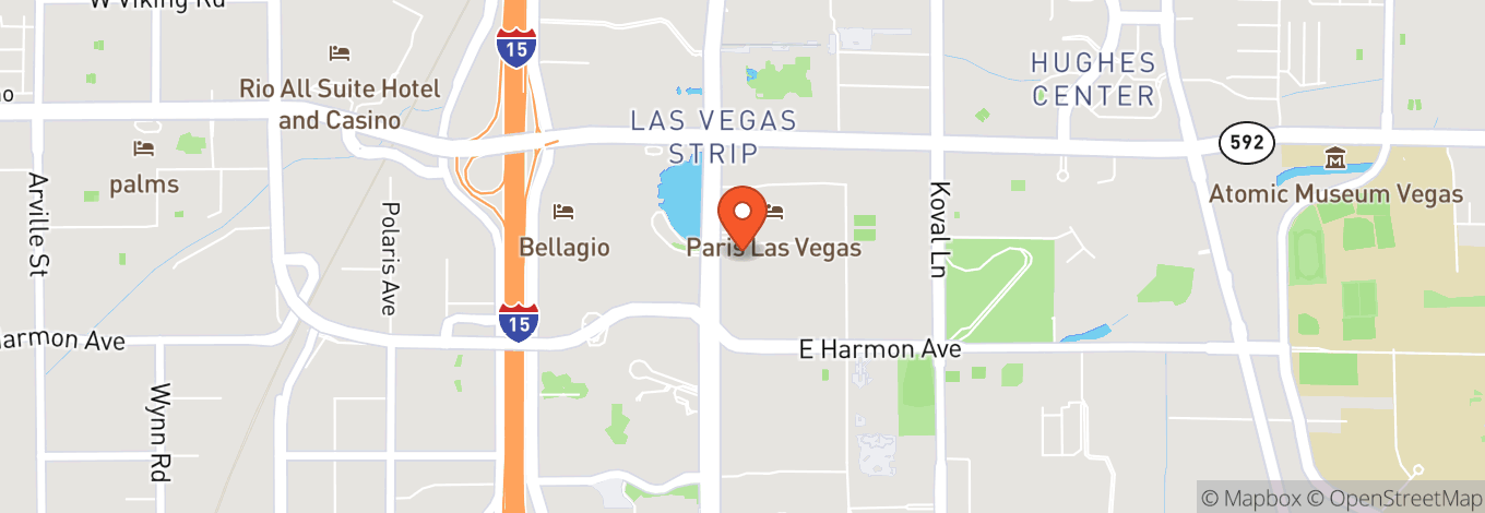 Map of Criss Angel Theater - Planet Hollywood Las Vegas Resort & Casino