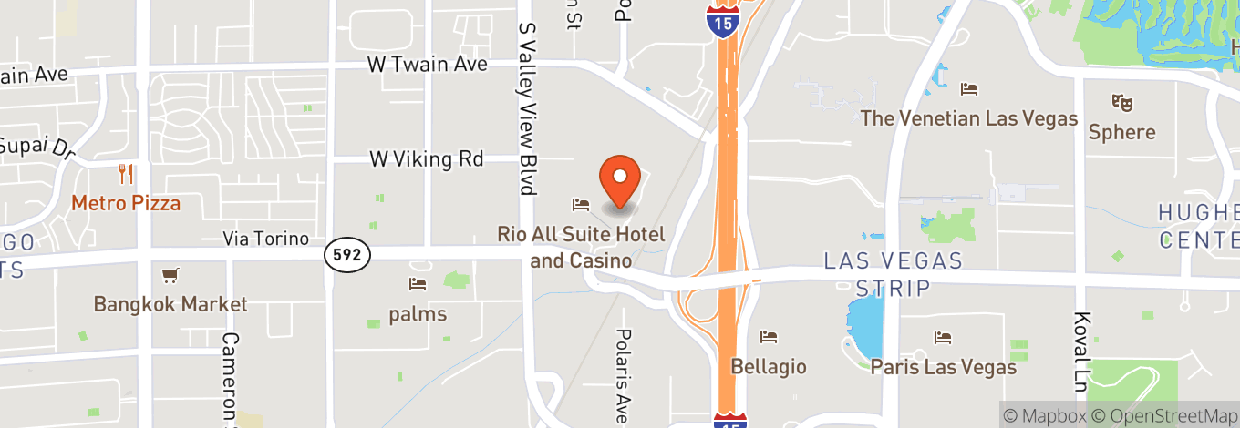 Map of Penn And Teller Theater