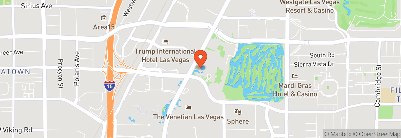 Map of Awakening At Wynn Las Vegas