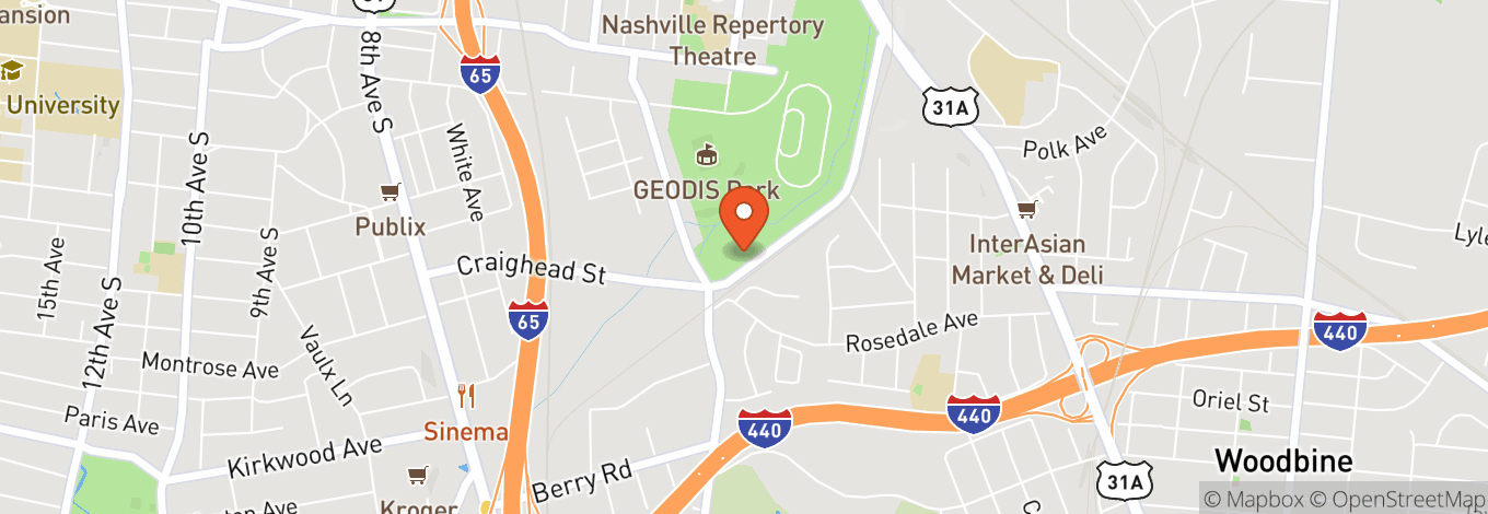 Map of 2300 Bransford Ave