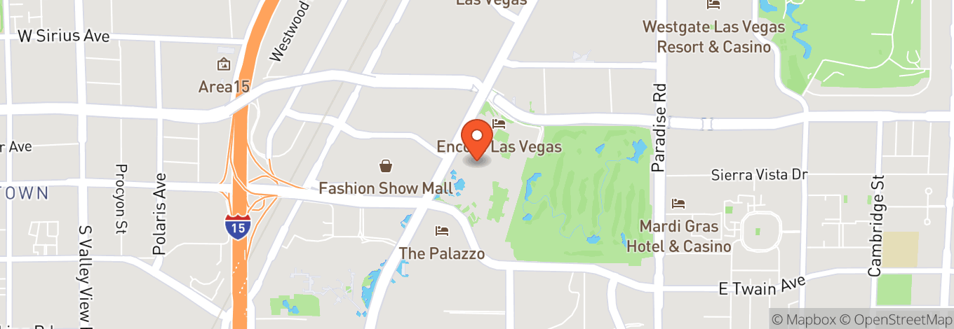 Map of Encore Beach Club