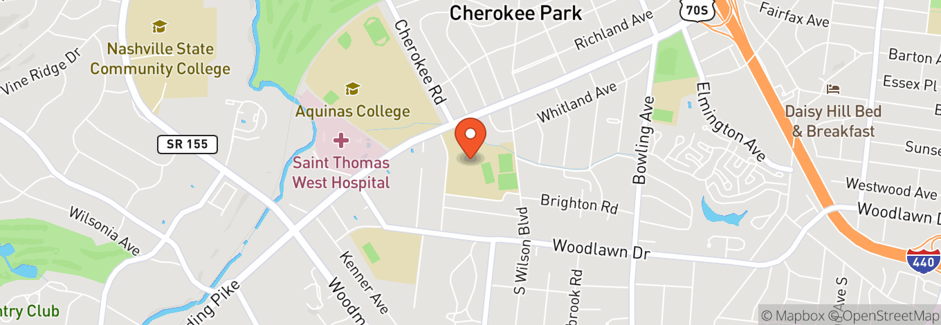 Map of Montgomery Bell Academy