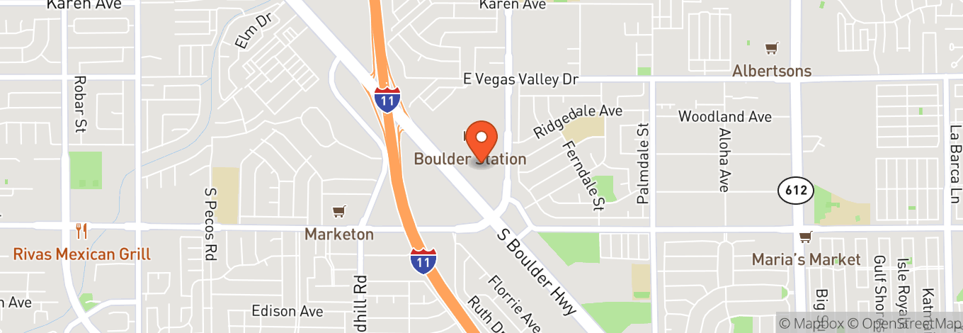 Map of The Railhead at Boulder Station Hotel & Casino