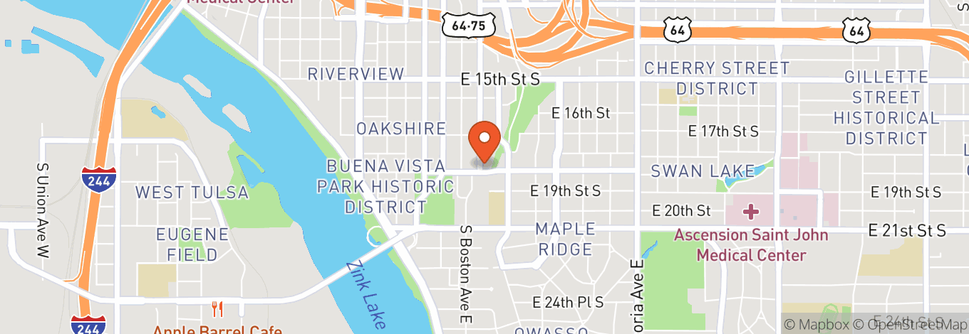 Map of Mercury Lounge
