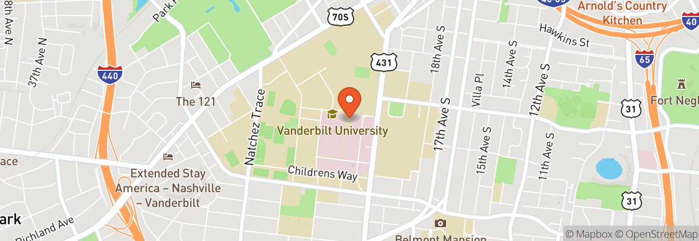 Map of Langford Auditorium