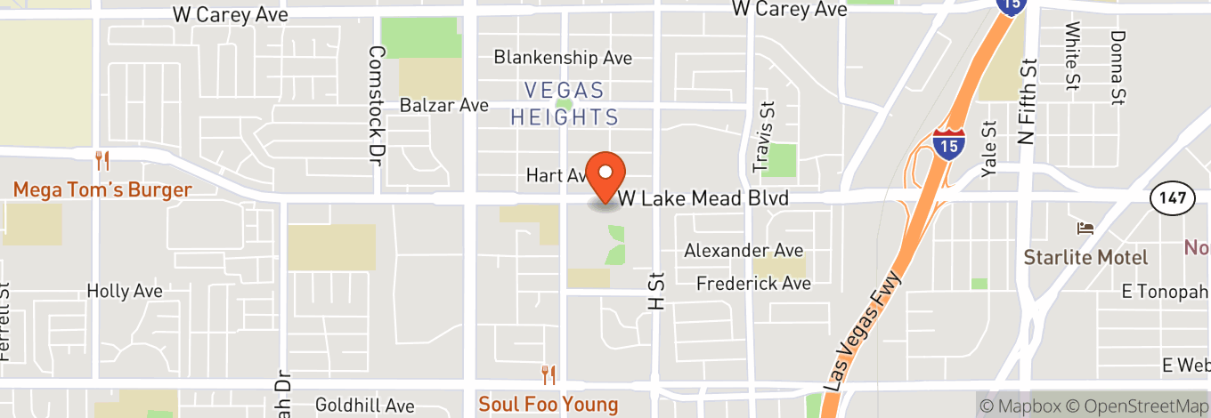 Map of West Las Vegas Library