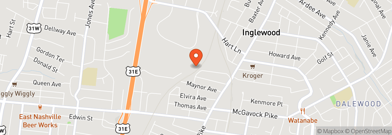 Map of American Legion Inglewood Post 82