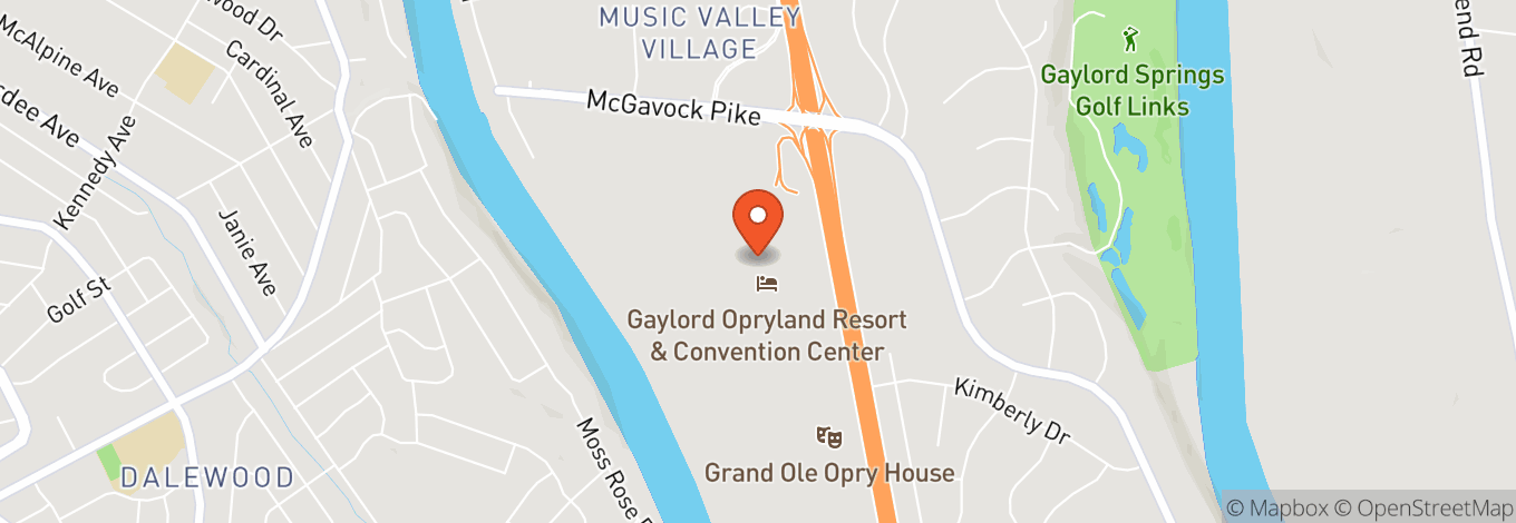 Map of Gaylord Opryland Resort & Convention Center