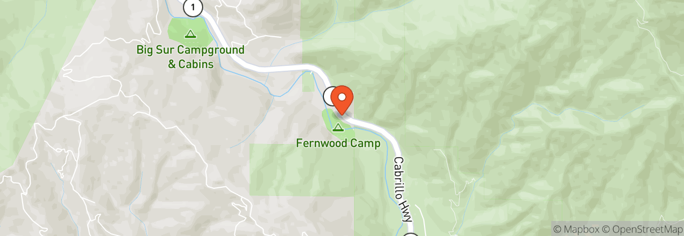 Map of Fernwood Campground And Resort