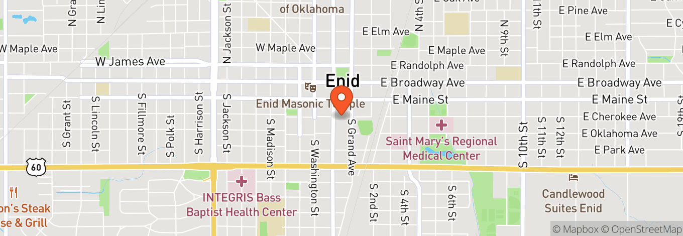 Map of Stride Bank Center Grand Ball Room