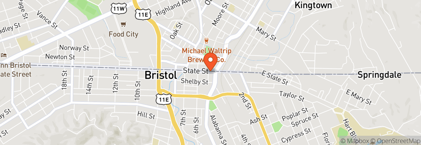 Map of Bristol Rhythm & Roots Reunion