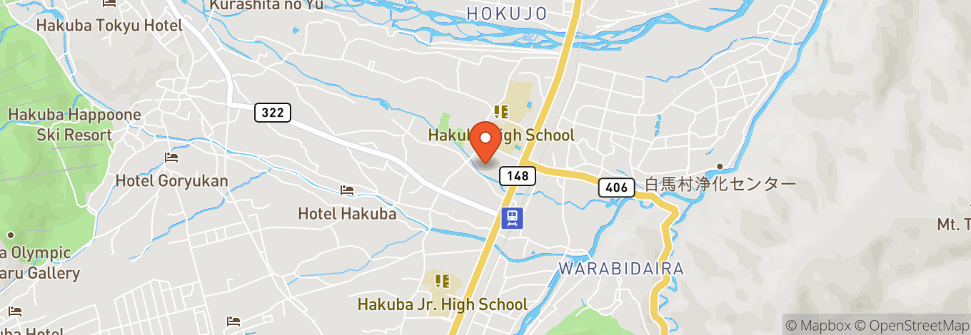 Map of Snow Machine Hakuba