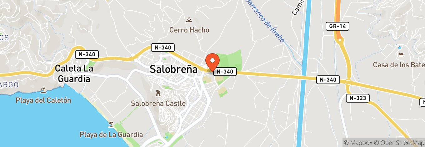 Map of Polideportivo Municipal Martín Pérez