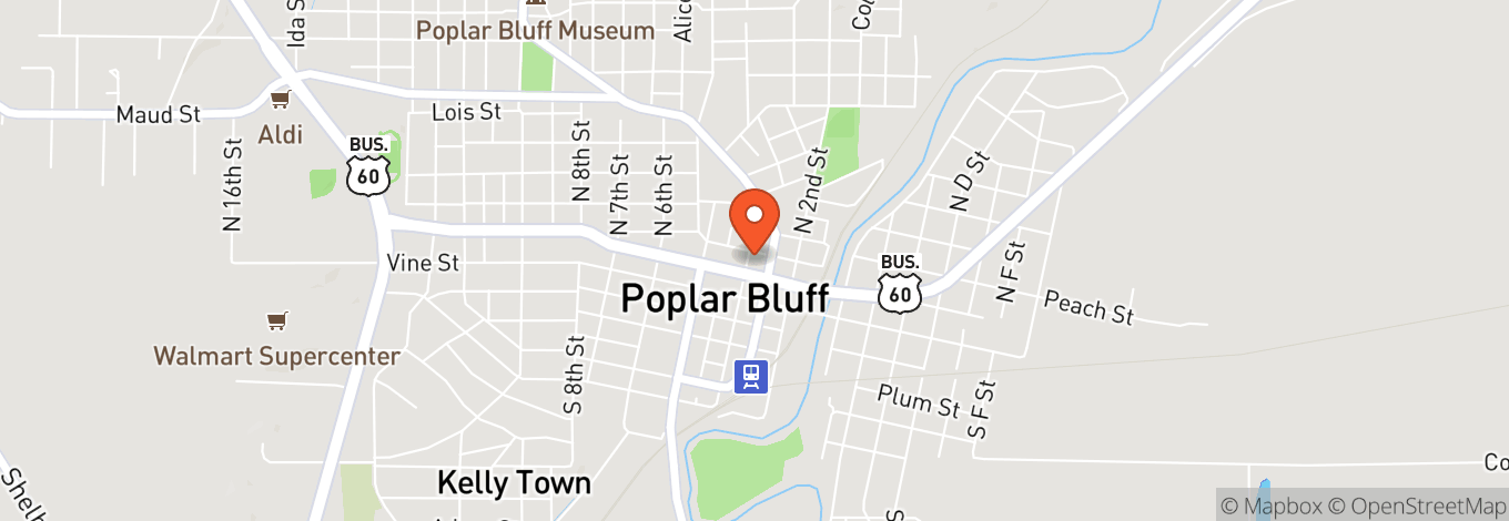 Map of Historic Rodgers Theatre