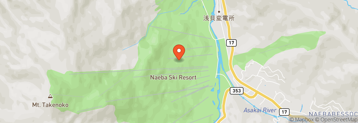 Map of Naeba Ski Resort