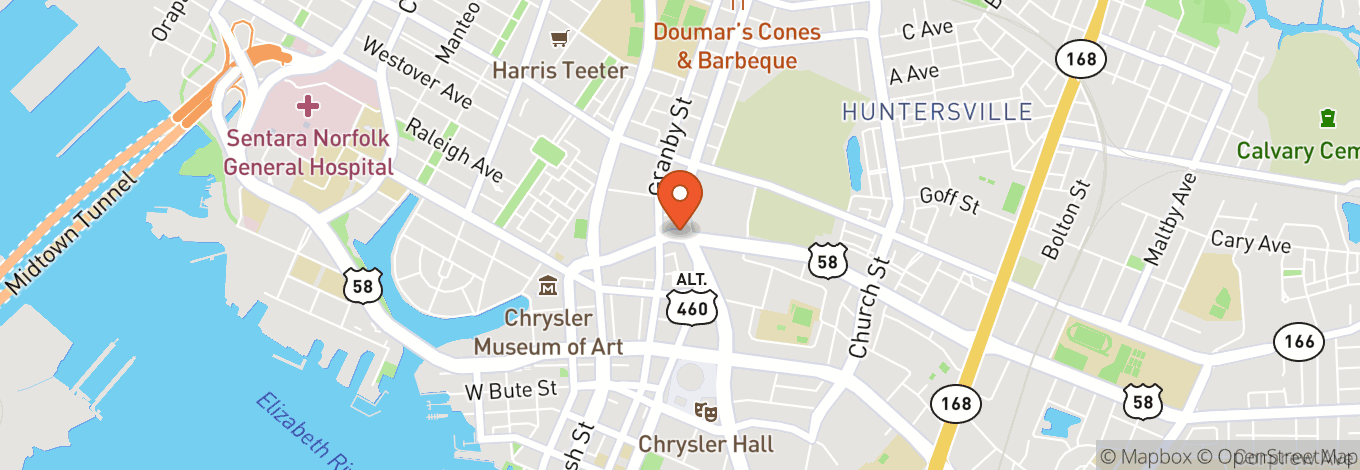 Map of Harrison Opera House