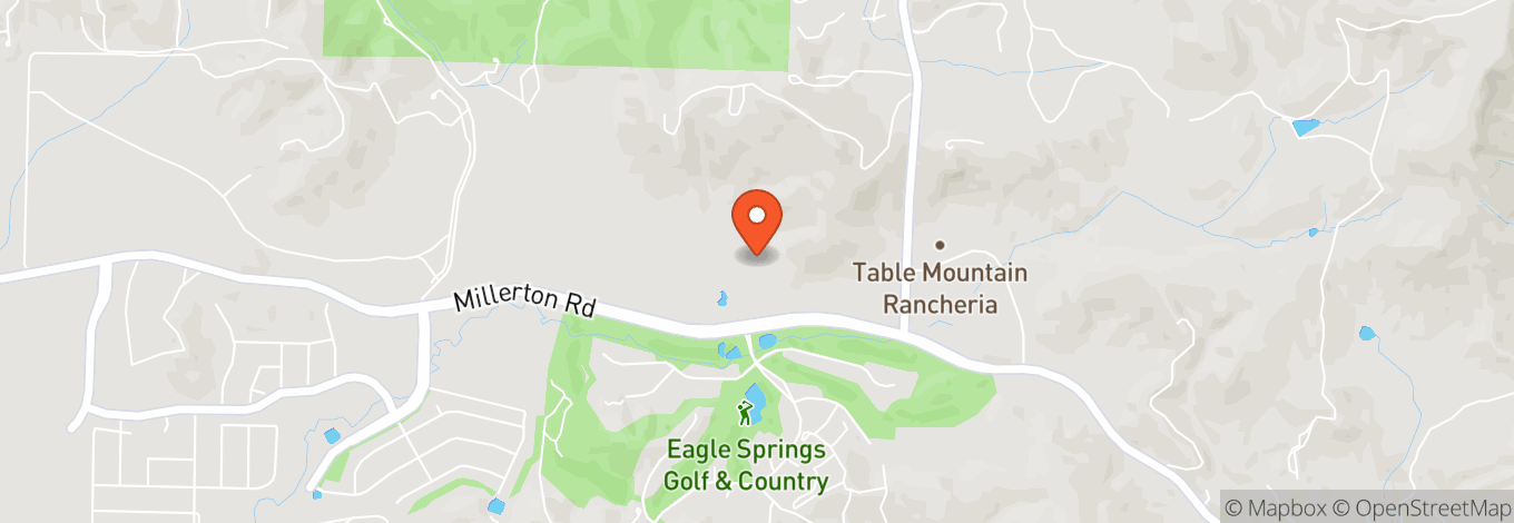 Map of Table Mountain Casino
