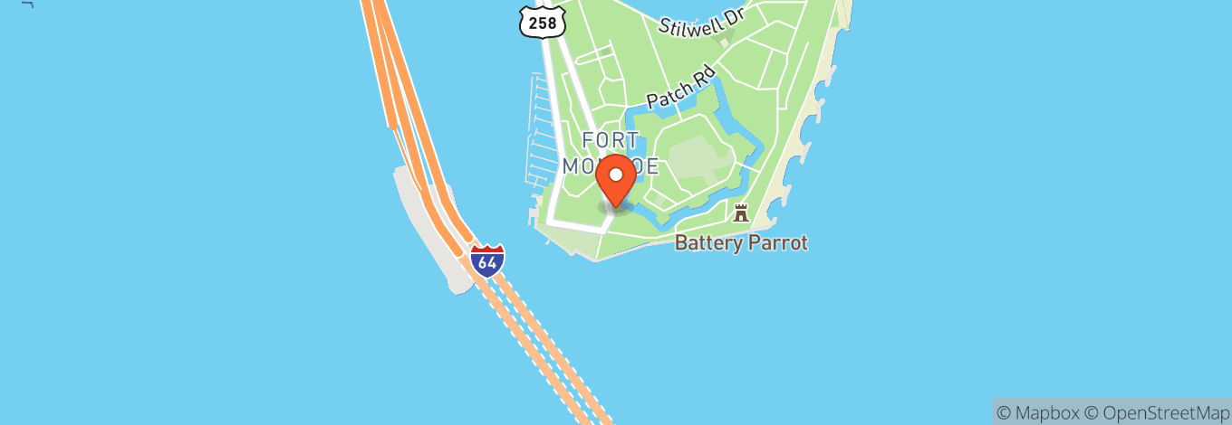 Map of Fort Monroe