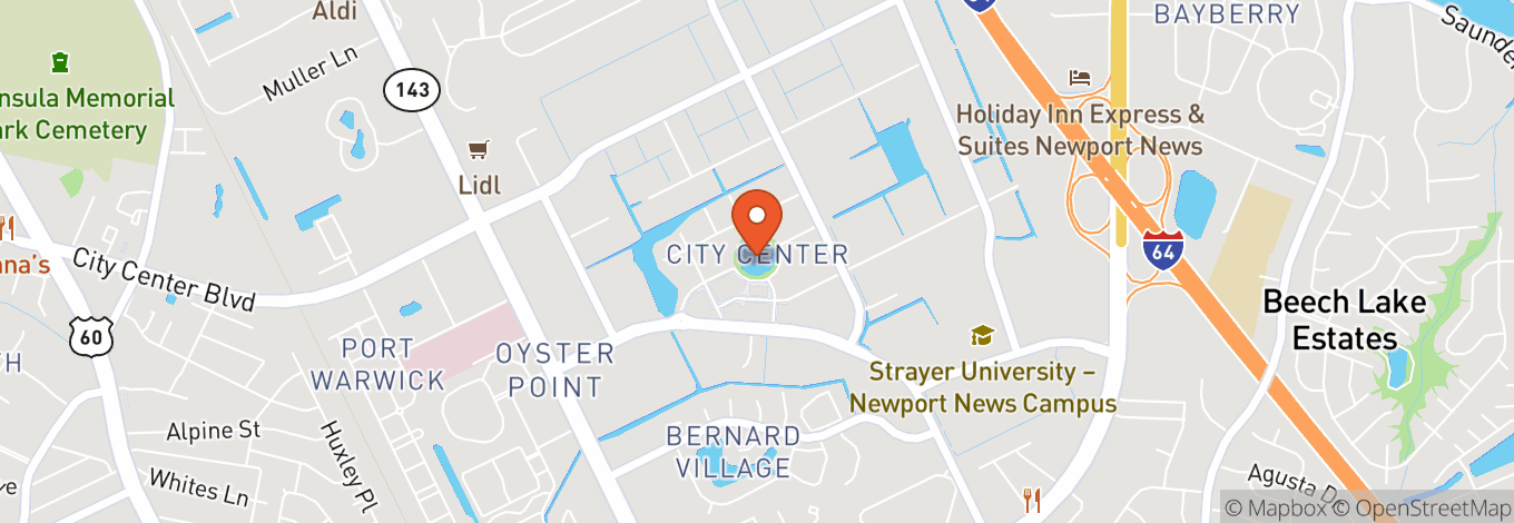 Map of Ferguson Center For The Arts