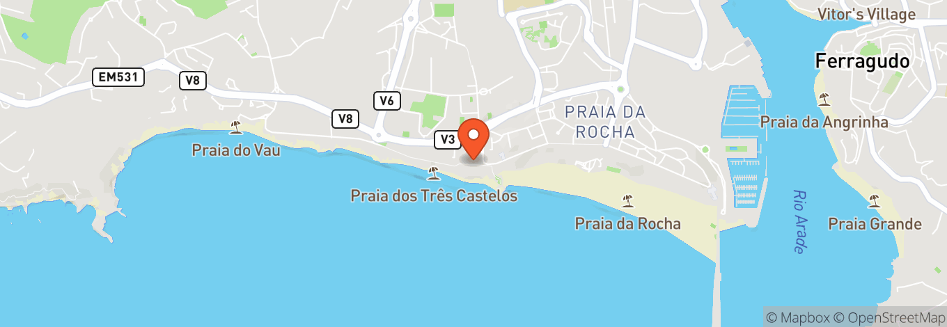 Map of Praia Da Rocha