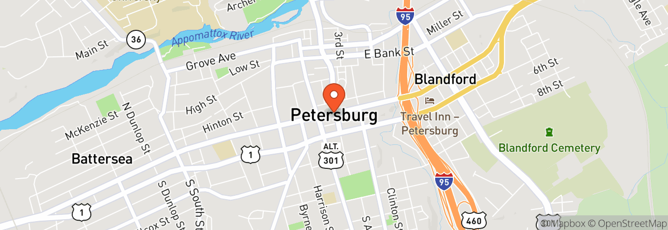 Map of VSU Multi-Purpose Center