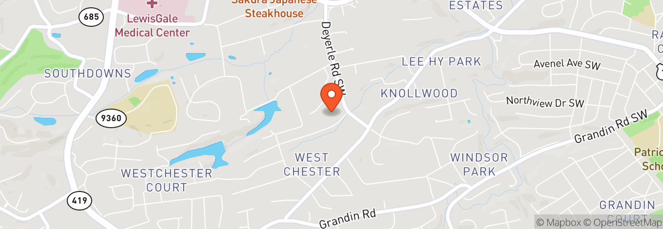 Map of Covenant Presbyterian Church