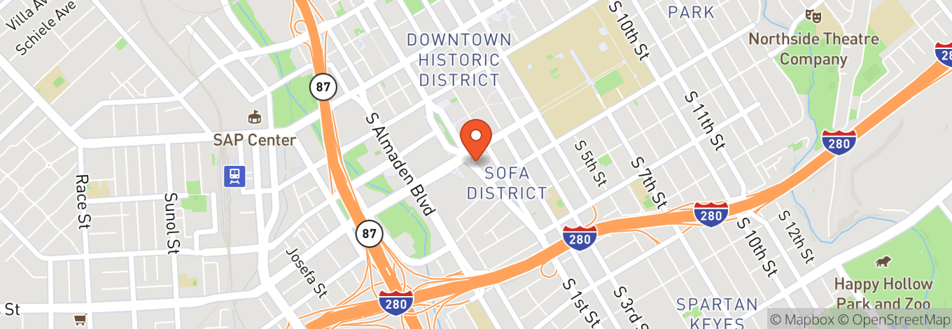 Map of California Theatre