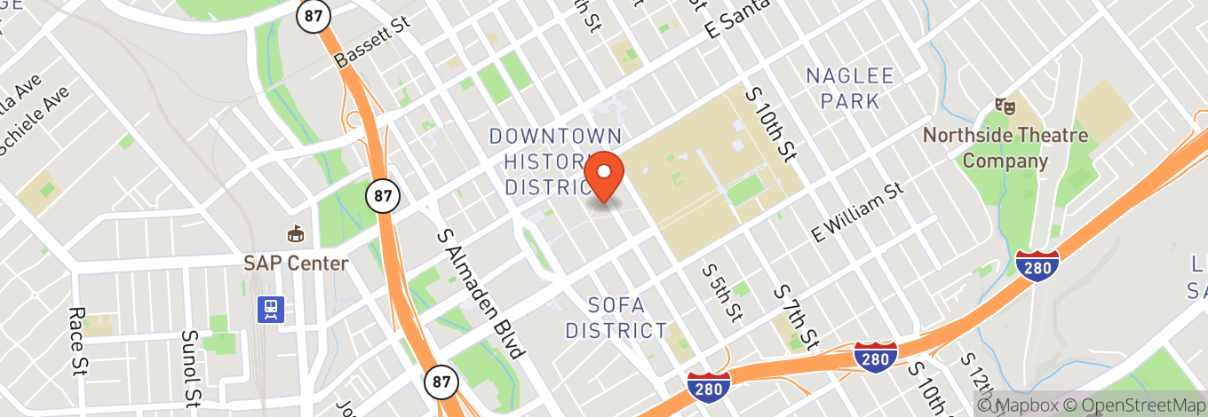 Map of Hammer Theatre Center