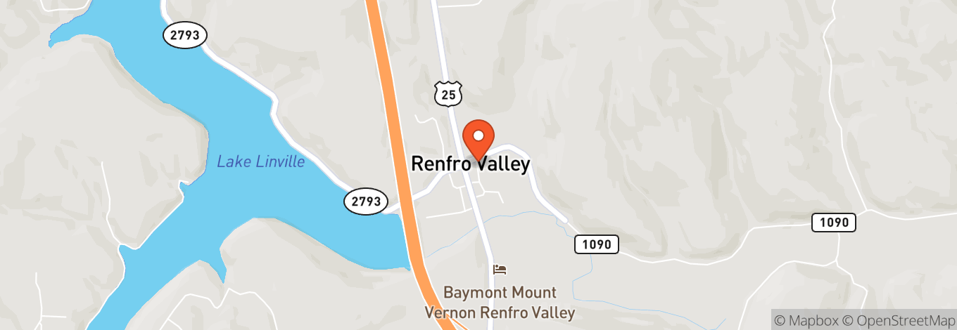 Map of Renfro Valley Entertainment Center