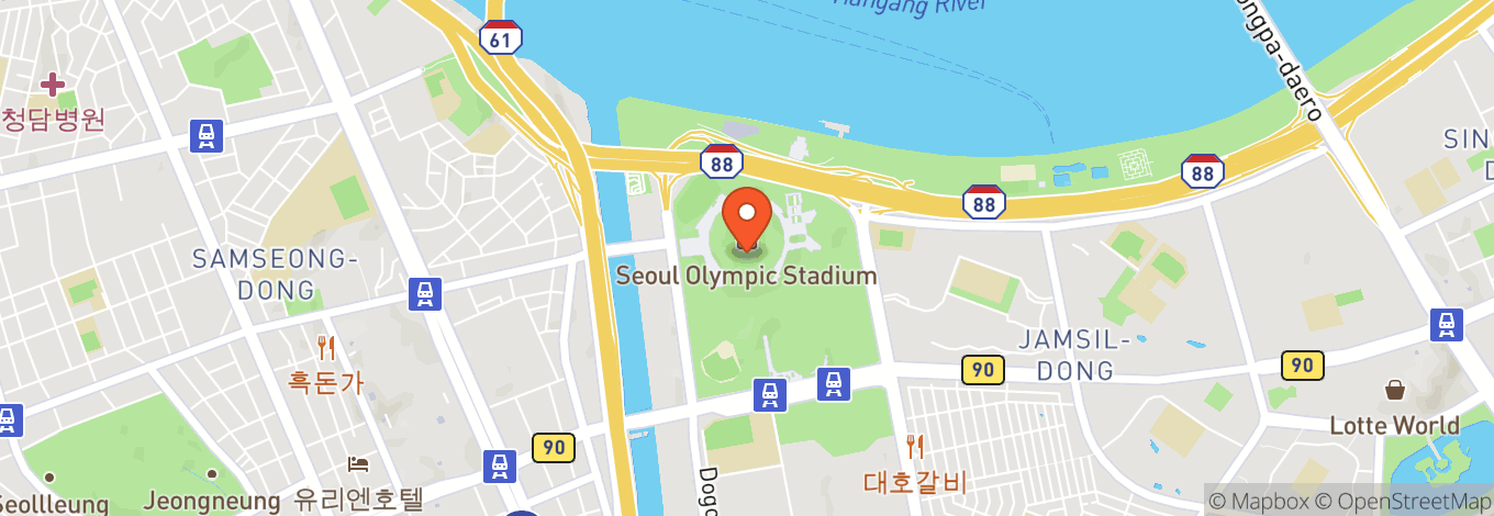 Map of Jamsil Arena