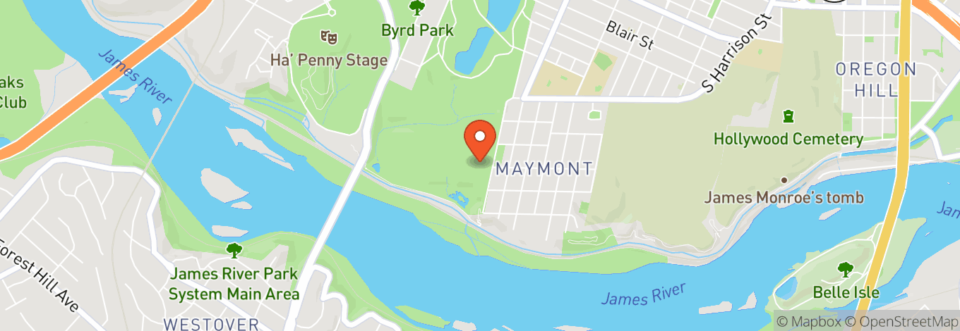 Map of Maymont