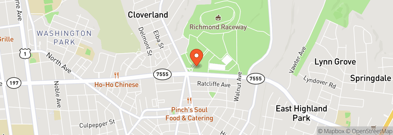 Map of Richmond Raceway