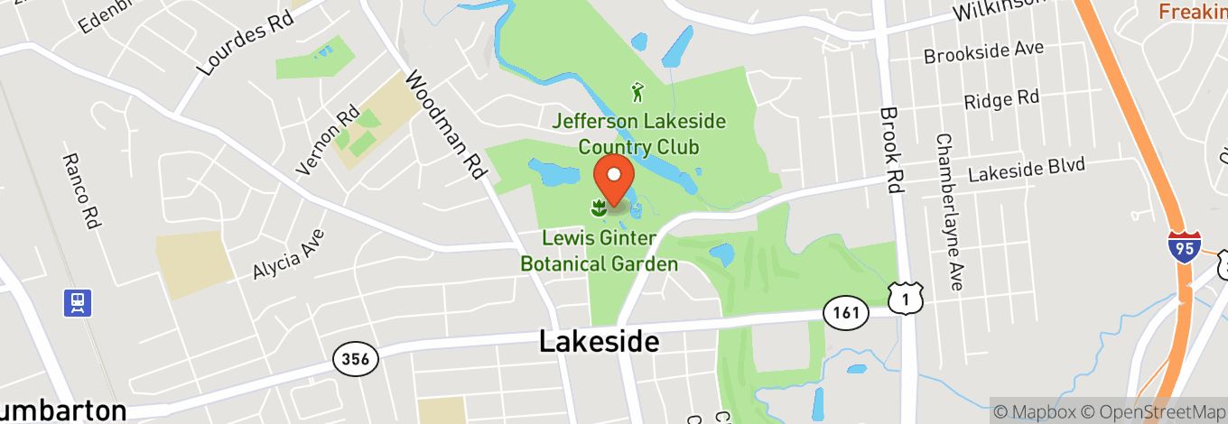 Map of Lewis Ginter Botanical Garden