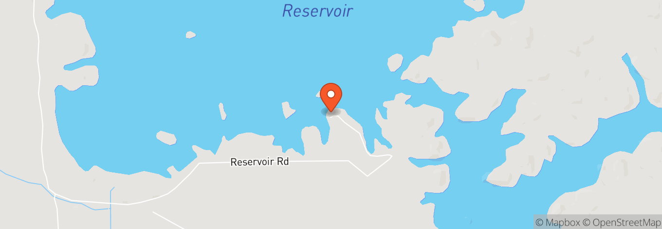 Map of Modesto Reservoir Regional Park