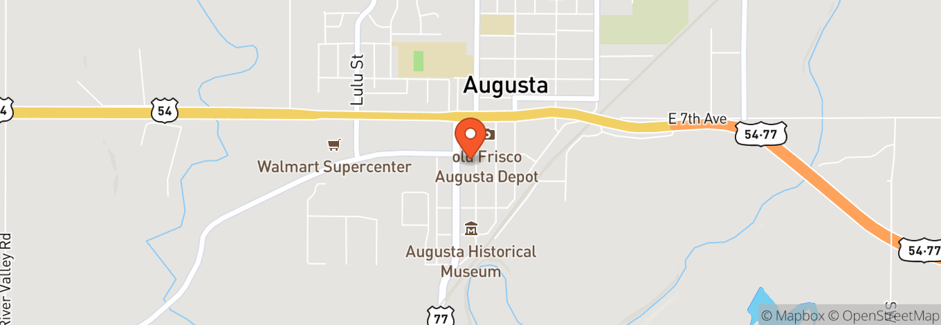 Map of Augusta Historic Theatre & Arts Council
