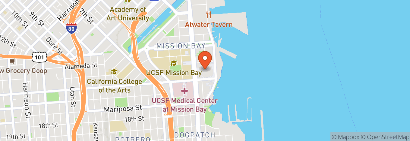 Map of Chase Center