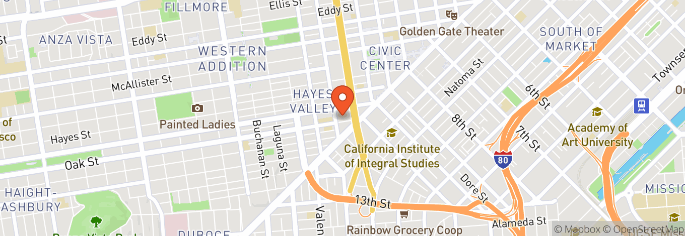 Map of Caroline H. Hume Concert Hall