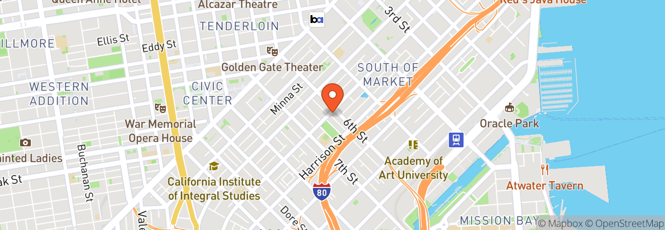 Map of 1015 Folsom