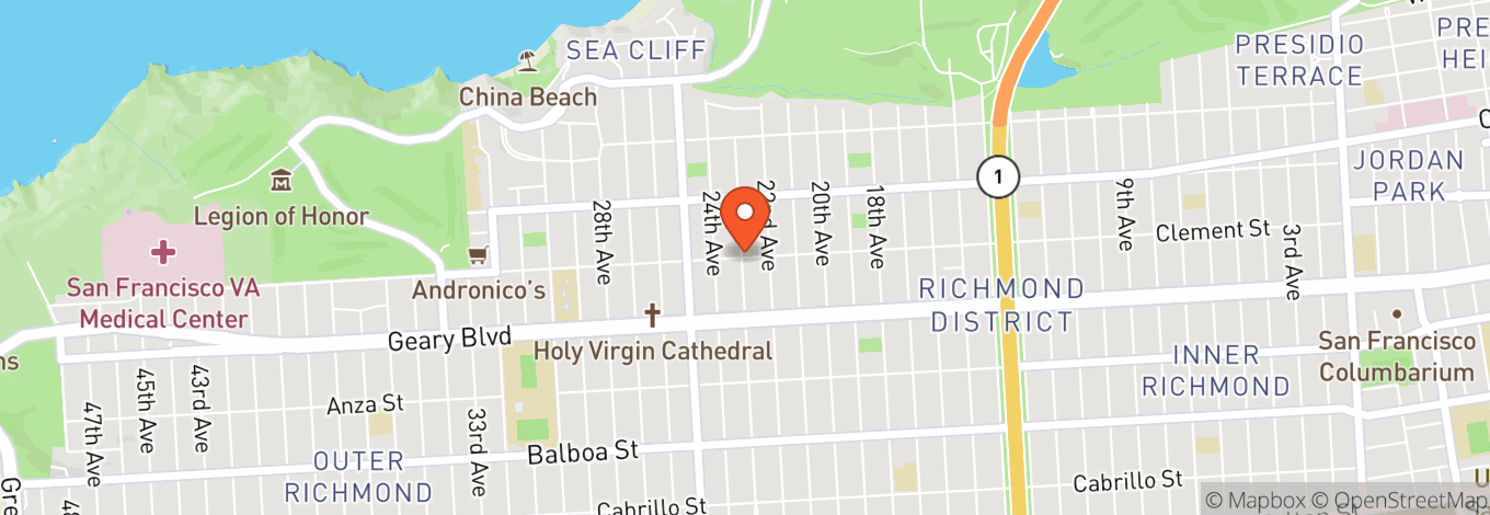 Map of The Boxing Gym